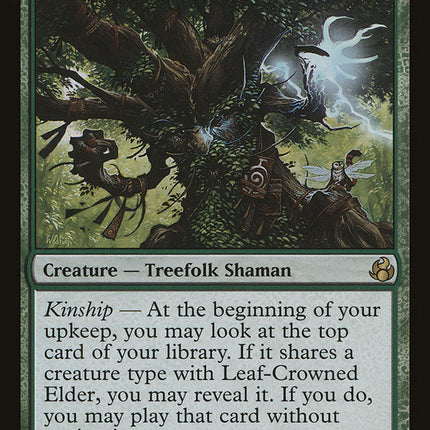 Leaf-Crowned Elder [Morningtide]