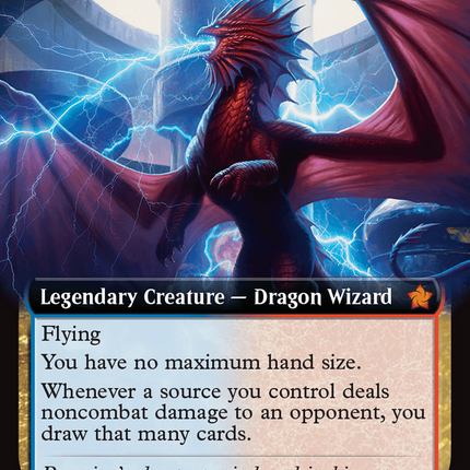 Niv-Mizzet, Visionary (Extended Art) [Foundations]