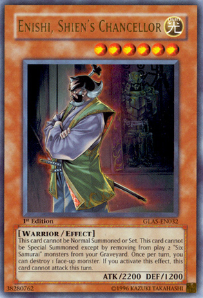Enishi, Shien's Chancellor [GLAS-EN032] Ultra Rare