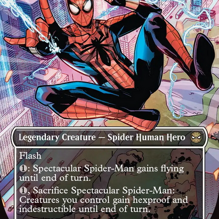 Spectacular Spider-Man (0239) (Borderless) (Textured Foil) [Marvel's Spider-Man]