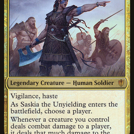 Saskia the Unyielding (Oversized) [Commander 2016 Oversized]