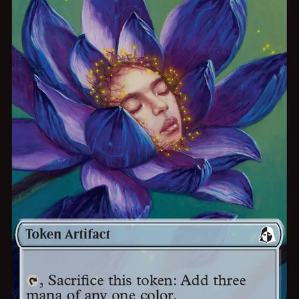 Dragon // Lotus Double-Sided Token [Reality Fracture Tokens]