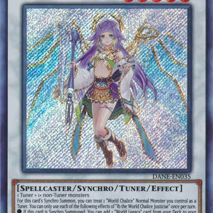 Ib the World Chalice Justiciar [DANE-EN035] Secret Rare
