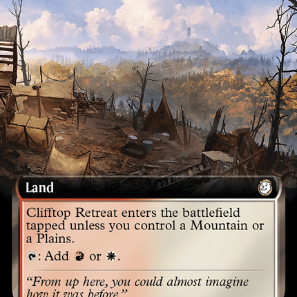 Clifftop Retreat (Extended Art) (Surge Foil) [Fallout]