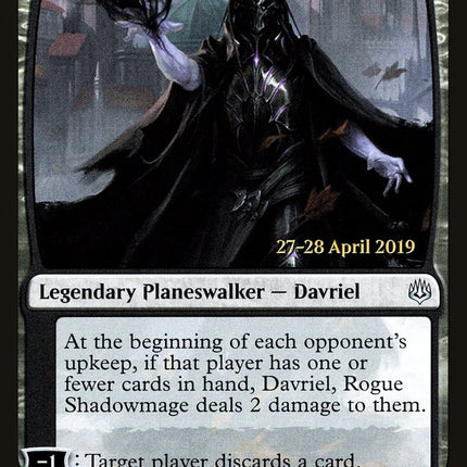 Davriel, Rogue Shadowmage [War of the Spark Prerelease Promos]