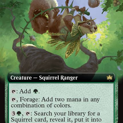 Thornvault Forager (Extended Art) [Bloomburrow]