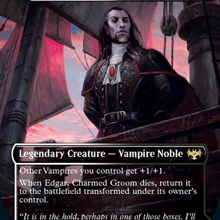 Edgar, Charmed Groom // Edgar Markov's Coffin - Dracula the Voyager // Casket of Native Earth [Innistrad: Crimson Vow]