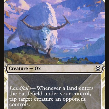 Makindi Ox (Showcase) [Zendikar Rising]