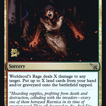 Worldsoul's Rage [Murders at Karlov Manor Prerelease Promos]