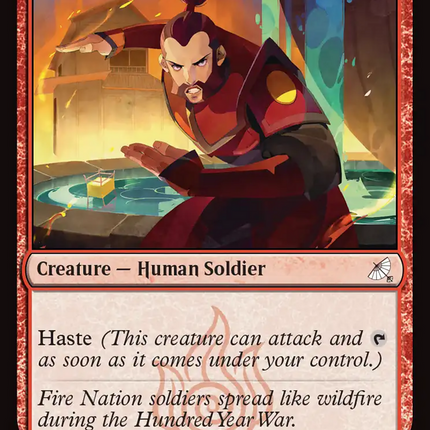 Fire Nation Soldier (0280) [Avatar: The Last Airbender: Eternal-Legal]