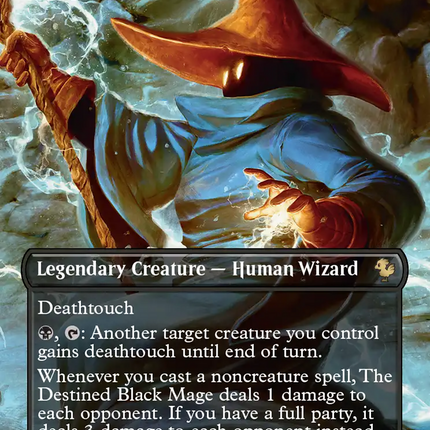 The Destined Black Mage (Borderless) [FINAL FANTASY Commander]