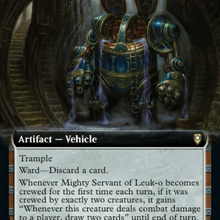 Mighty Servant of Leuk-o (Extended Art) [Commander Legends: Battle for Baldur's Gate]
