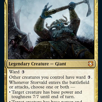 Storvald, Frost Giant Jarl [Dungeons & Dragons: Adventures in the Forgotten Realms Commander]