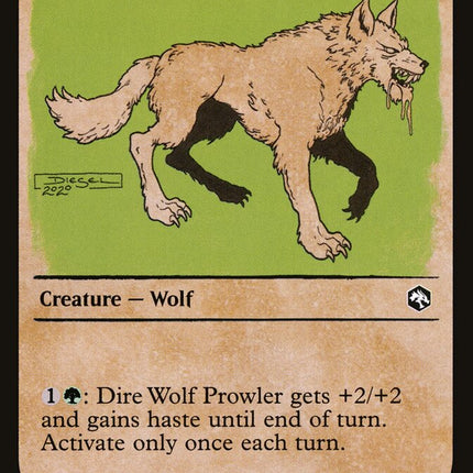 Dire Wolf Prowler (Showcase) [The List]
