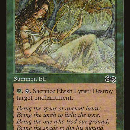 Elvish Lyrist [Urza's Saga]