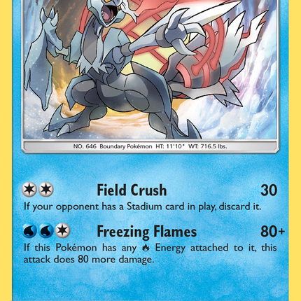 White Kyurem (63/214) [Sun & Moon: Lost Thunder]