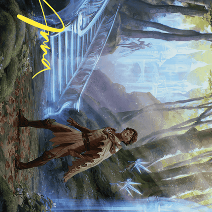 Into the Fae Court Art Card (Gold-Stamped Signature) [Wilds of Eldraine Art Series]