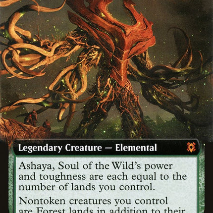 Ashaya, Soul of the Wild (Extended Art) [Zendikar Rising]
