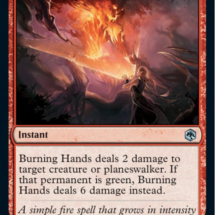 Burning Hands [Dungeons & Dragons: Adventures in the Forgotten Realms]