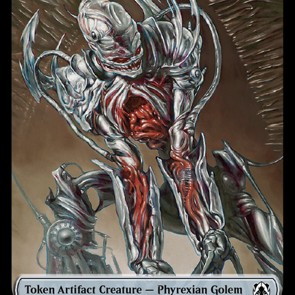 Phyrexian Golem // Phyrexian Horror Double-Sided Token [March of the Machine Commander Tokens]