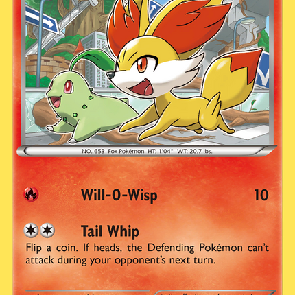 Fennekin (10/124) [XY: Fates Collide]