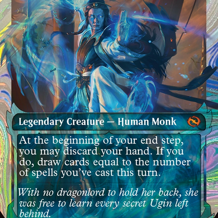 Narset, Jeskai Waymaster (Showcase) (Halo Foil) [Tarkir: Dragonstorm]