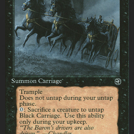 Black Carriage [Homelands]