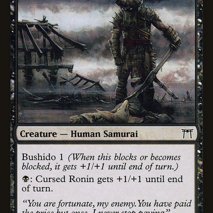 Cursed Ronin [Champions of Kamigawa]