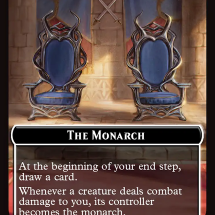 The Blackjack // The Monarch Double-Sided Token [FINAL FANTASY Commander Tokens]
