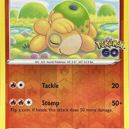 Numel (013/078) (Peelable Ditto) [Pokémon GO]