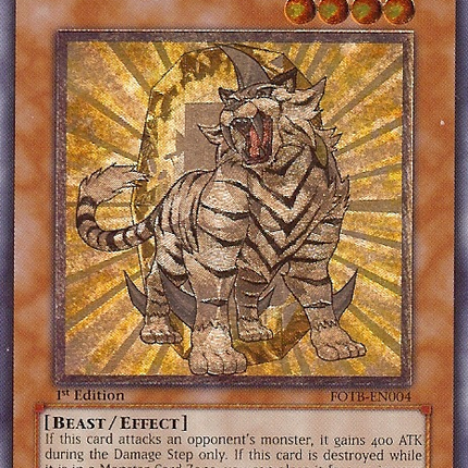Crystal Beast Topaz Tiger [FOTB-EN004] Ultimate Rare