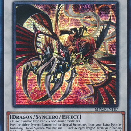 Black-Winged Assault Dragon [MP23-EN187] Prismatic Secret Rare