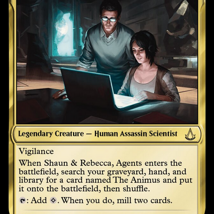 Shaun & Rebecca, Agents [Assassin's Creed]