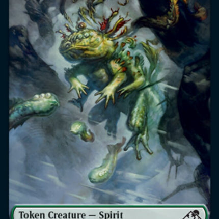 Samurai // Spirit (011) Double-Sided Token [Kamigawa: Neon Dynasty Tokens]