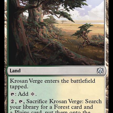 Krosan Verge [March of the Machine Commander]