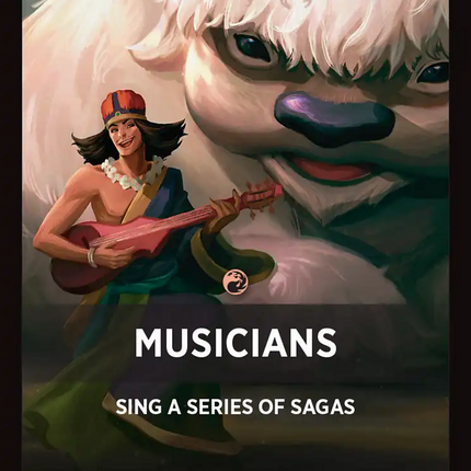 Musicians Theme Card [Avatar: The Last Airbender Tokens]