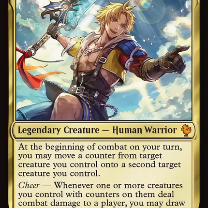 Tidus, Yuna's Guardian (Surge Foil) [FINAL FANTASY Commander]