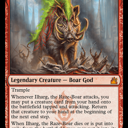 Ilharg, the Raze-Boar [Ravnica Remastered]