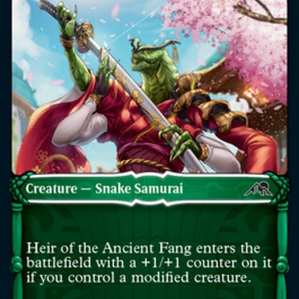 Heir of the Ancient Fang (Showcase Samurai) [Kamigawa: Neon Dynasty]