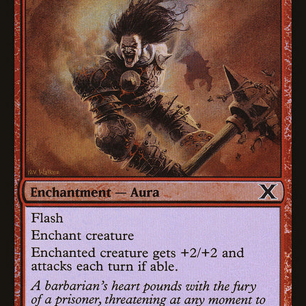 Uncontrollable Anger (Premium Foil) [Tenth Edition]