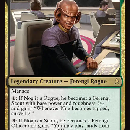 Nog, Ambitious Cadet [Star Trek]