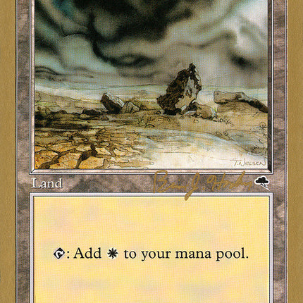 Plains (bh331) (Brian Hacker) [World Championship Decks 1998]