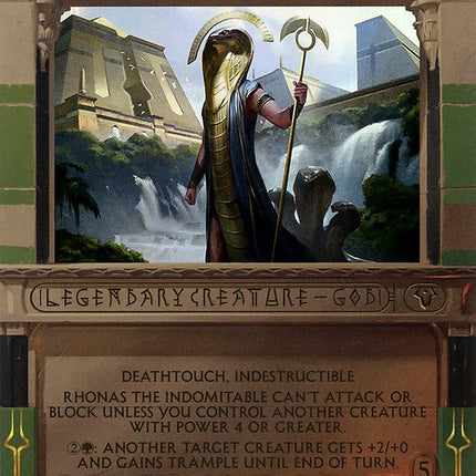 Rhonas the Indomitable (Invocation) [Amonkhet Invocations]