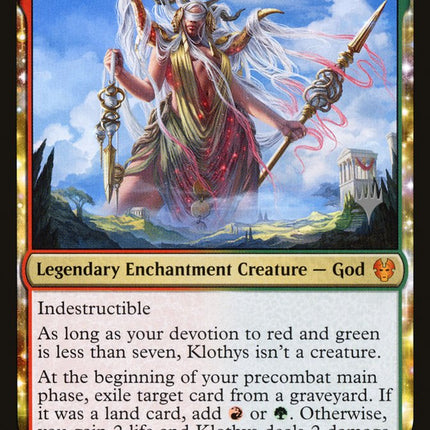 Klothys, God of Destiny (Promo Pack) [Theros Beyond Death Promos]