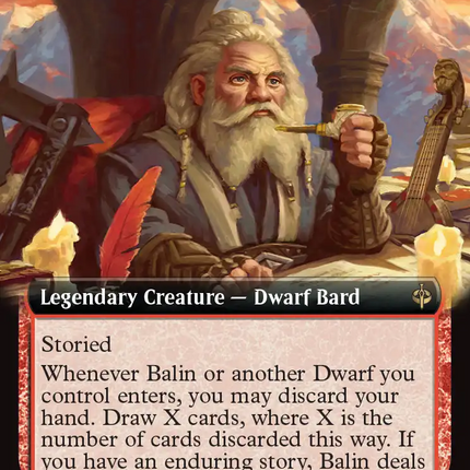 Balin, Loremaster (Extended Art) [The Hobbit]