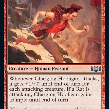 Charging Hooligan [Wilds of Eldraine]