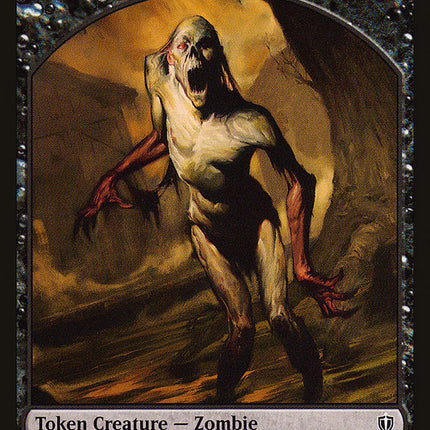 Elf Warrior // Zombie Double-Sided Token [Commander 2016 Tokens]