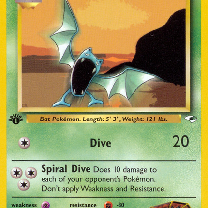 Brock's Golbat (39/132) [Gym Heroes 1st Edition]