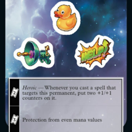 Weird Angel Flame [Unfinity Stickers]