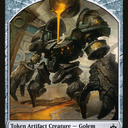 Golem Token [Rivals of Ixalan Tokens]